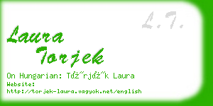laura torjek business card